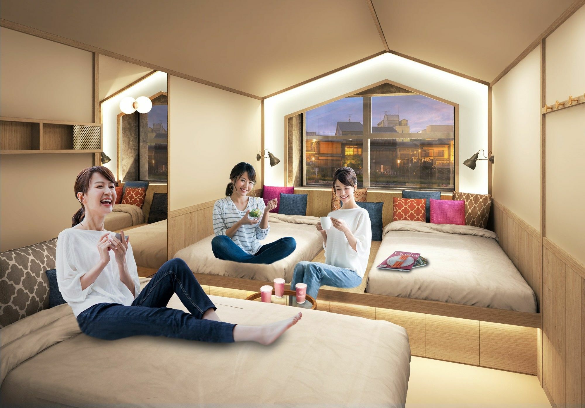 Cafetel Kyoto Sanjo For Ladies Ngoại thất bức ảnh